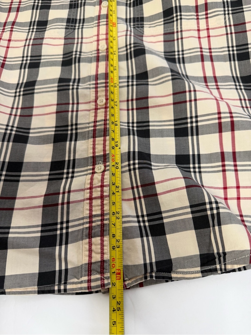Lauren Ralph RLL cotton plaid button-down shirt blouse long sleeve size L - Picture 9 of 15